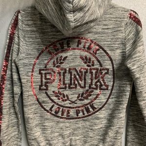 PINK (Victoria Secret) XS Zip Front Hoodie